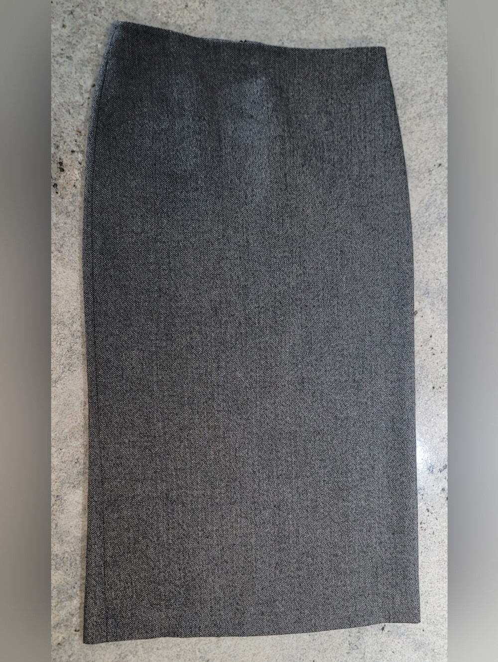 ZARA Lined Midi Pencil Skirt Back Zip Women's Medium Business Casual - Picture 4 of 10